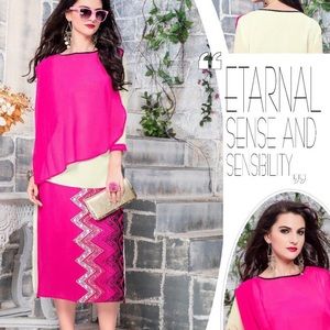Georgette long top/ kurti/ dress brand new.